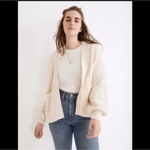Madewell Bobble Open Cardigan